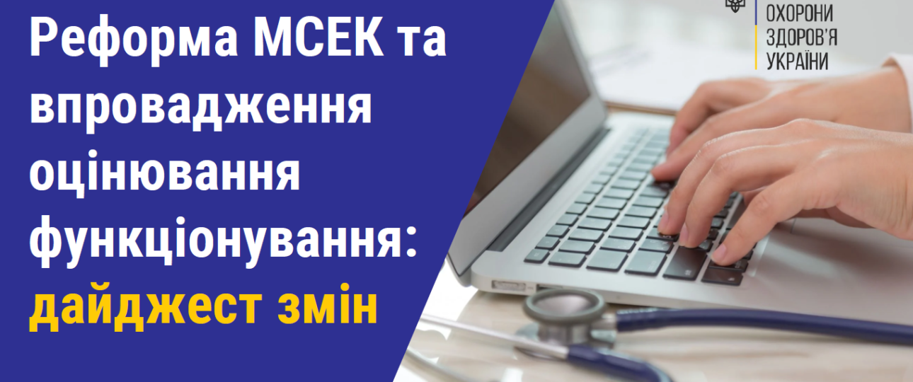 Реформа МСЕК та впровадження оцінювання функціонування