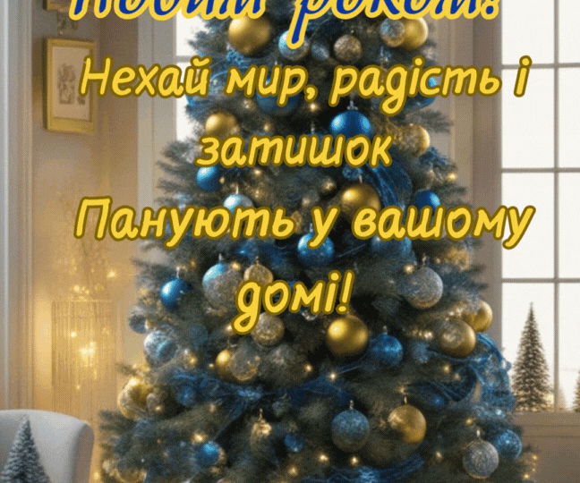 З прийдешнім Новим роком!